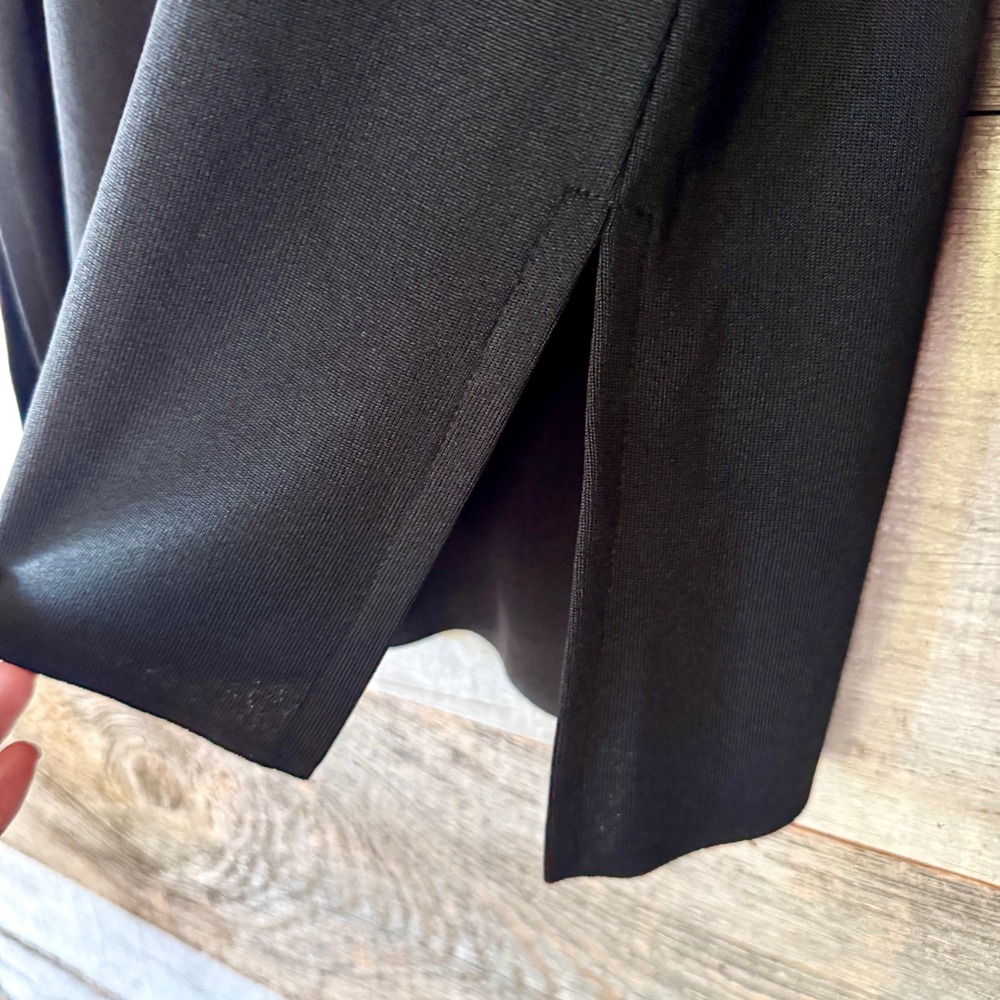 Exclusively Misook VTG Sleeveless Knit Top‎ XL Black Office Old Money Luxe Layer - Picture 7 of 8